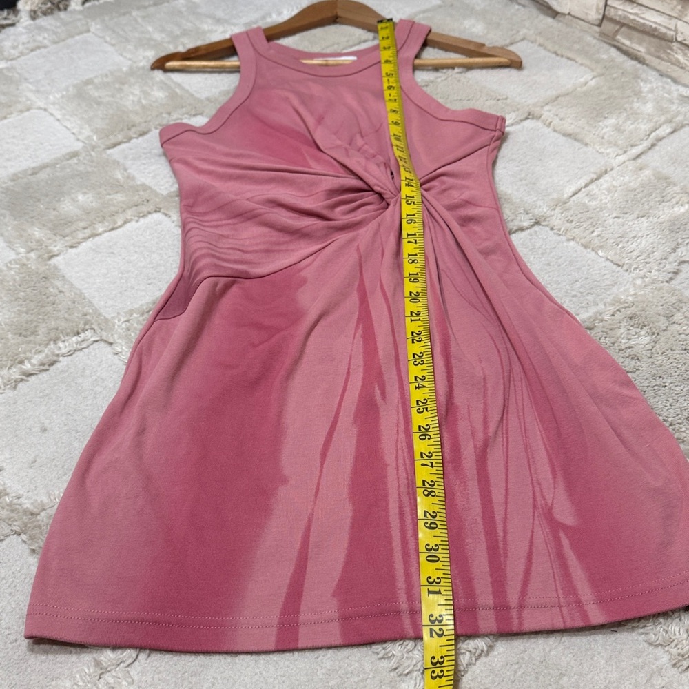 URBAN REVIVO Ruched Twist Front Dress - Picture 6 of 9